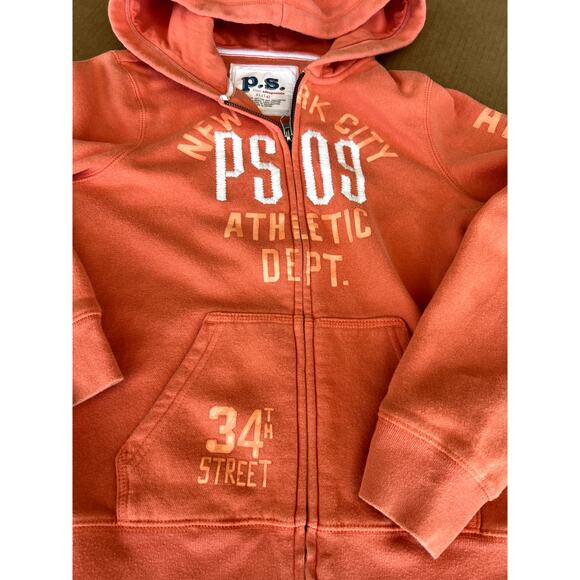 Aeropostal P.S., orange cream Full zip hoodie, Girls XL (14) - Picture 1 of 4